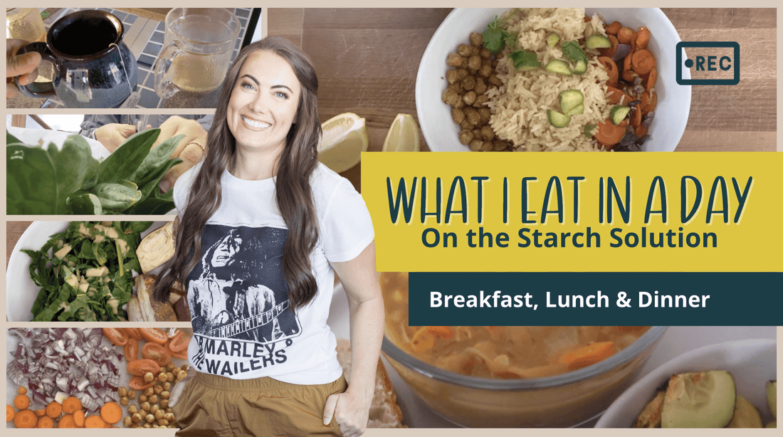 Oil Free & Vegan White Bean Chili | Starch Solution Approved fullandfulfilled 50 50 plate 50/50 bowl starch solution McDougall Program 5050 diet wfpb vegan plant based fullandfulfilled
