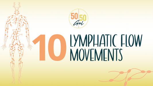Lymphatic Flow: 10 Daily Movements with Liz 5050 Gal 50 50 plate 50/50 bowl starch solution McDougall Program 5050 diet wfpb vegan plant based  fullandfulfilled